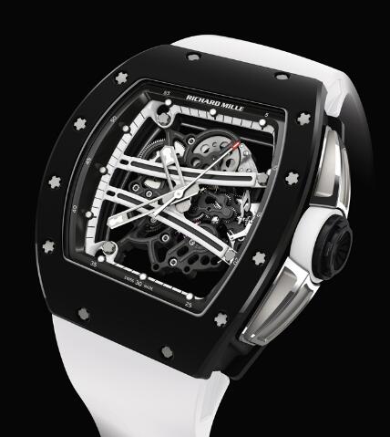 Review Richard Mille Replica RM 61-01 Yohan Blake White Dial watch - Click Image to Close